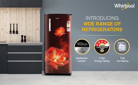 Whirlpool 184 L 4 Star Inverter Direct-Cool Single Door Refrigerator ...