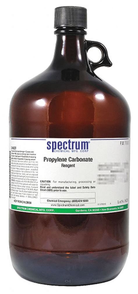 Lab, 3 kg, Propylene Carbonate - 39G771|P1433-3KG14 - Grainger