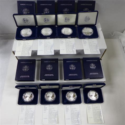 1986-2021 Proof American Silver Eagles Complete Set (35 Coins ...