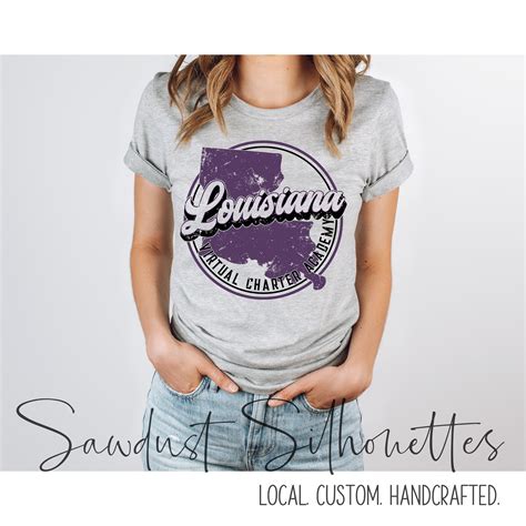 LAVCA- Louisiana Circle Tee/Sweatshirt/Hoodie – Sawdust Silhouettes