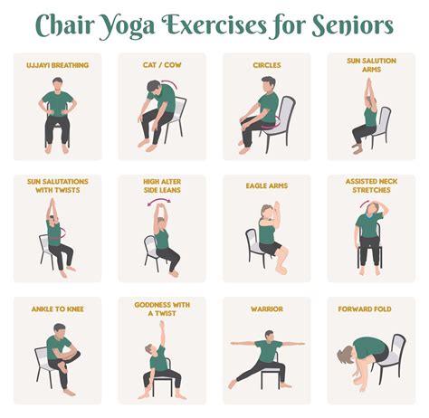 Senior Chair Yoga Exercises | Chair pose yoga, Chair yoga, Yoga for seniors