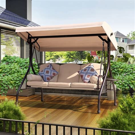 Best Porch Swing with Canopy: Top Picks for 2023 - Foliage Friend ...