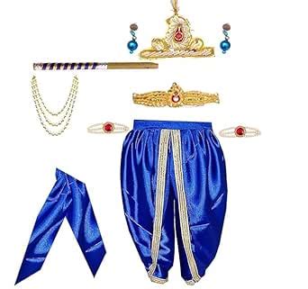 Buy MODERNAZ Krishna dress for kids | kanha krishnaleela costume infant ...
