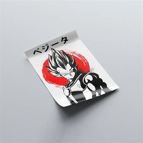Vegeta Tokyo Inspired Poster - Dragon Ball | Weebshop Anime Merchandise