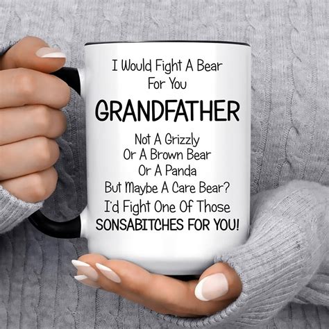 Grandfather Gifts, Funny Grandfather Gift, Grandfather Mug, Grandfather ...