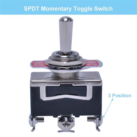 Buy Podoy Momentary Switch Toggle Rocker Heavy Duty with Boot for 15A ...