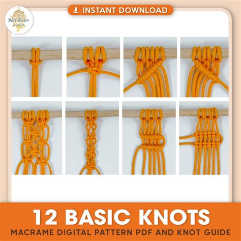 Image result for Basic Macrame Knots Tutorial