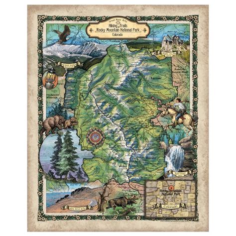 Colorado Mountains Map