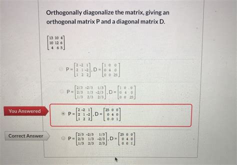 Image result for Orthogonal Transformation Matrix Diagonalization