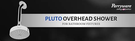 Parryware Pluto Overhead Shower with arm 100 mm for Bathroom Fixture ...