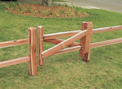 Split Rail Gate
