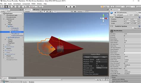 Unity Particle Demo 的图像结果