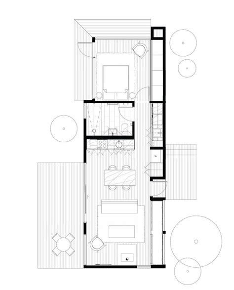 Floor Plan for a Small House with Two Rooms