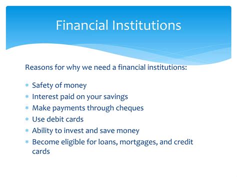 Importance of Banking | PPTX