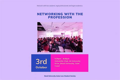 Networking with the Profession 2023- student, University Club, Bond ...