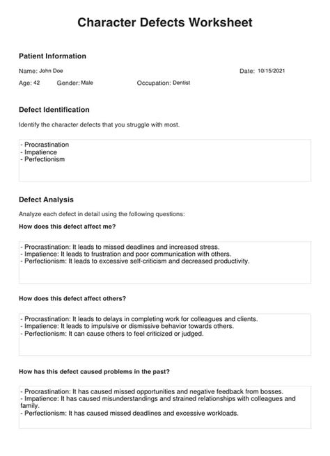 Image result for Define Character Defects