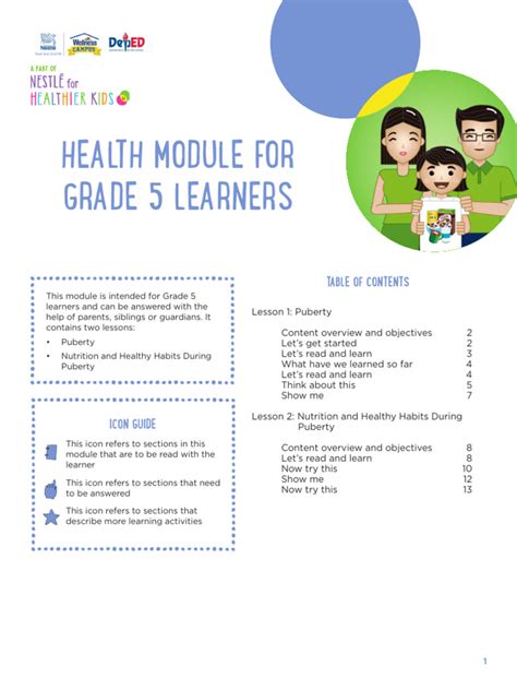 Image result for Module Format Grade 5