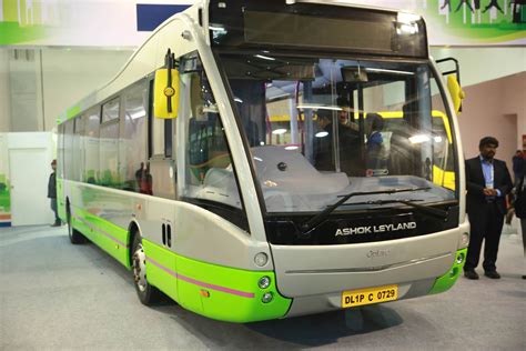 Ashok Leyland’s all-electric Versa bus plugs in at SIAM expo | Autocar ...