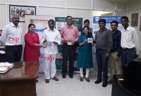 Launching programme of Indian Sign Language DVD - rspnetwork.in