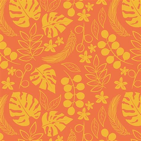 Sommer-Duotone-Muster im flachen Design | Kostenlose Vektor