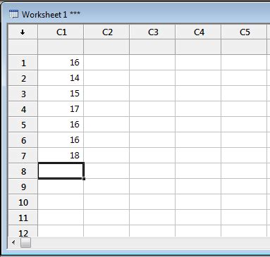 Image result for Find Mean Using Minitab