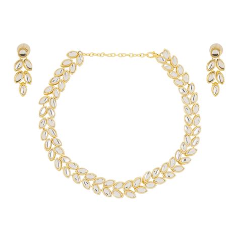 Teejh Anuka Pearl and Polki Necklace