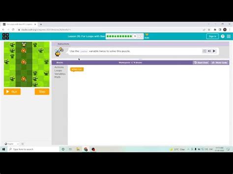 Image result for Lesson 26 Code.org Loops with Bee