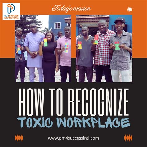 Is Your Workplace Toxic? How to Recognize the Warning Signs. | PM4Success International