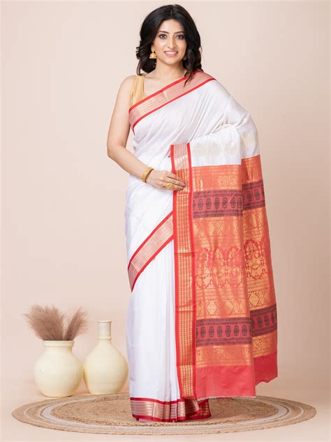 Magenta & Green Zari work Bombkai silk saree – Laa Calcutta