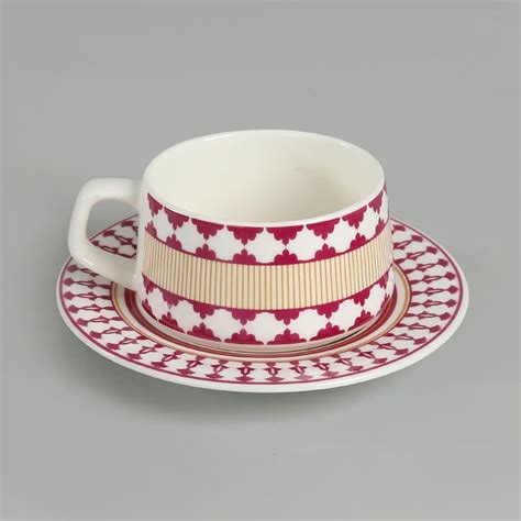 Buy Clay Craft India Circus Floral Fountain Multicolour Ceramic Cup And ...