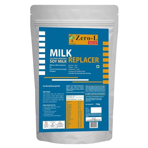 Zero-L Milk Replacer - 750g [30 servings pack] – Wellness Q.E.D. Pvt. Ltd.
