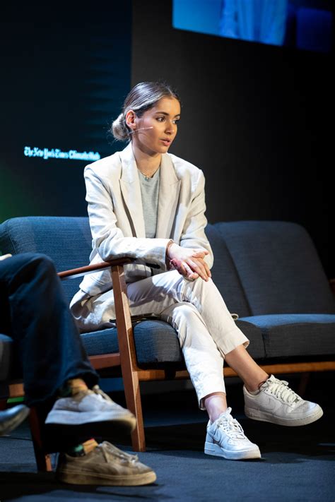 Sophia Kianni: Founder of a climate protection organization attending ...