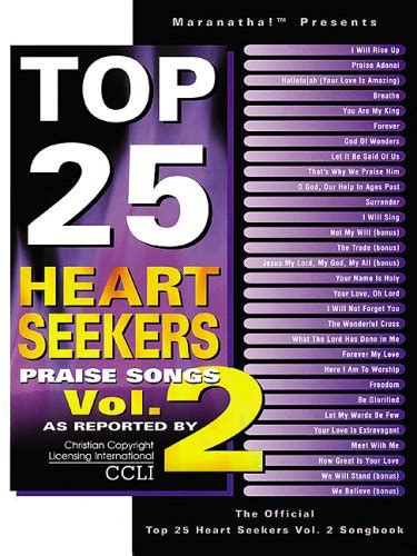 Buy Top 25 Heart Seekers Praise Songs Book Online at Low Prices in ...
