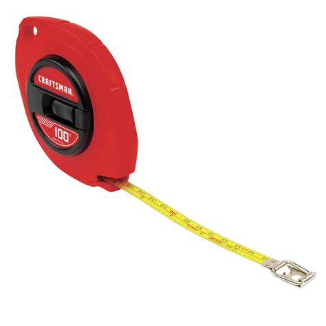 Snapklik.com : CRAFTSMAN 100-ft Tape Measure, Easy-Wind Steel Blade