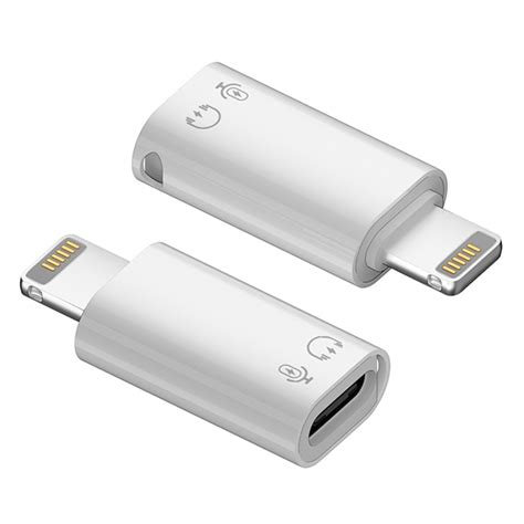 8 Pin Lightning Male to USB 3.1 Type-C Female Converter Aluminum Alloy ...