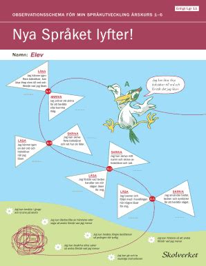 Fillable Online skolverket se%2fpolopoly_fs%2f1 Observationsschema till ...