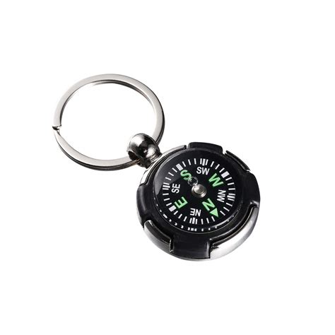 Mini Compass Keychain for Camping Climbing Hiking Traveling Tyre Shaped ...