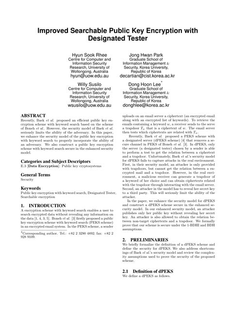 Image result for Searchable Public Key Encryption