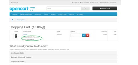 Opencart - Product Option Model