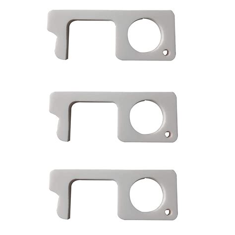 Helix Acrylic Safety Keychain Door Opener, Contactless Key - Set of ...