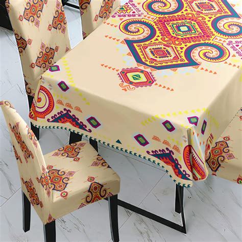 Cream Rangoli – Dustproof, Stain-Free, Water Resistant & Washable