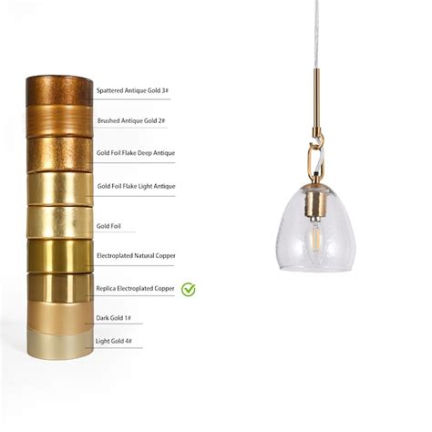 LNC Blobfish 5.1-in Polished Gold and Water Glass Modern/Contemporary ...