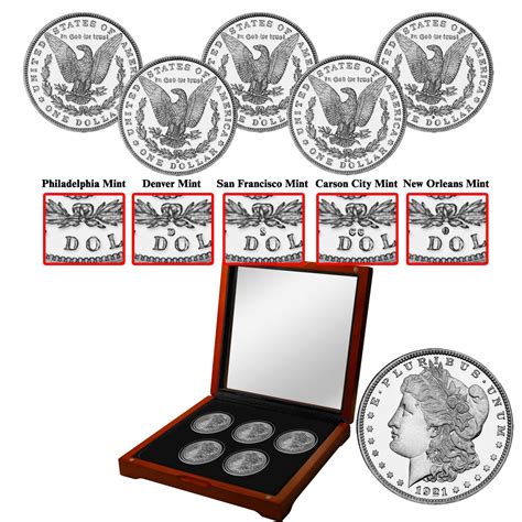 Morgan Silver Dollar Mint Mark Collection
