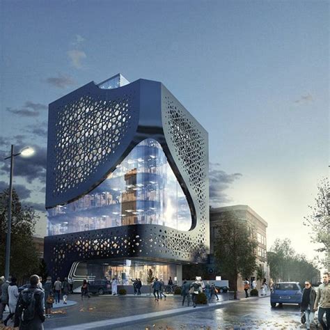 Futuristic Office Building 的图像结果