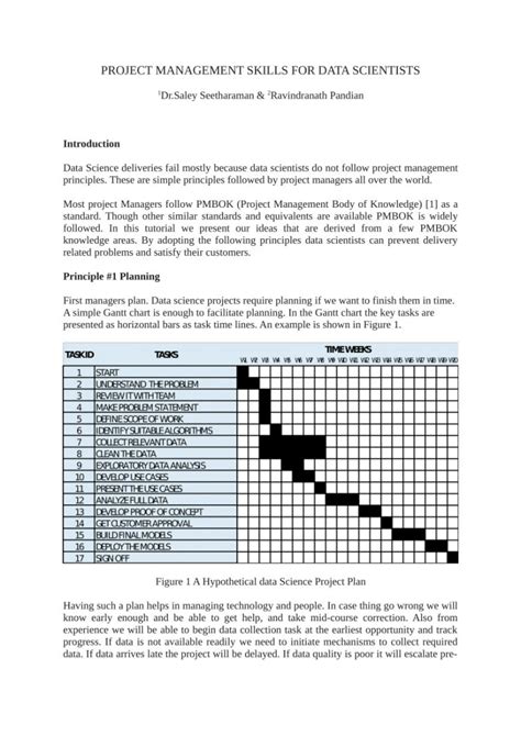 Image result for Data Science Project Planning Template
