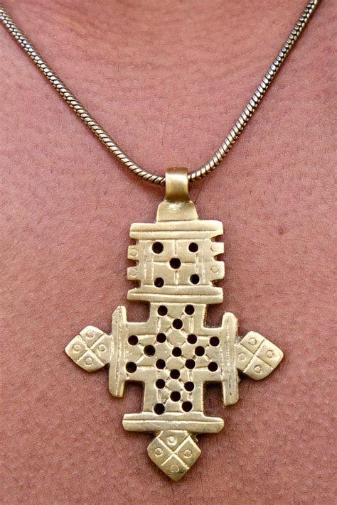 Axum Cross Necklace | Tribal Design – Crystal Heal