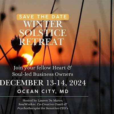 Spirit-Lead CEO: Winter Solstice Retreat, Private Waterfront Retreat ...
