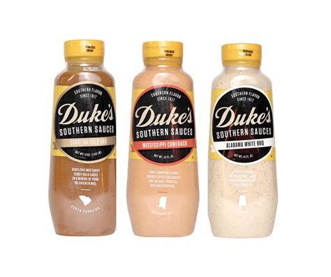 Duke's Southern Sauces - Alabama White BBQ, Carolina Gold BBQ, and ...