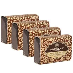 Buy Organicos Coffee Scrub Bathing Bar Soap For Deep Pore Clensing ...