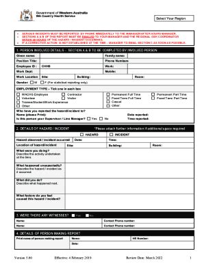 Fillable Online Safety Risk Report Form V6.2 Fax Email Print - pdfFiller